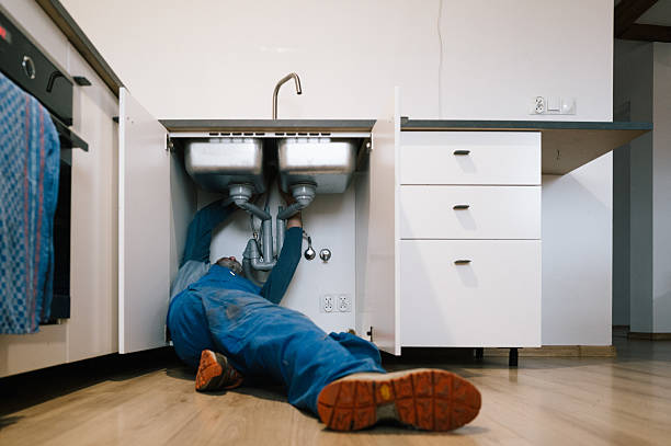 Professional Drain Cleaning technician working in Pocomoke City, MD